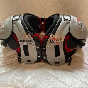 Riddell Power SPX or SPK+ football shoulder pads Size M
